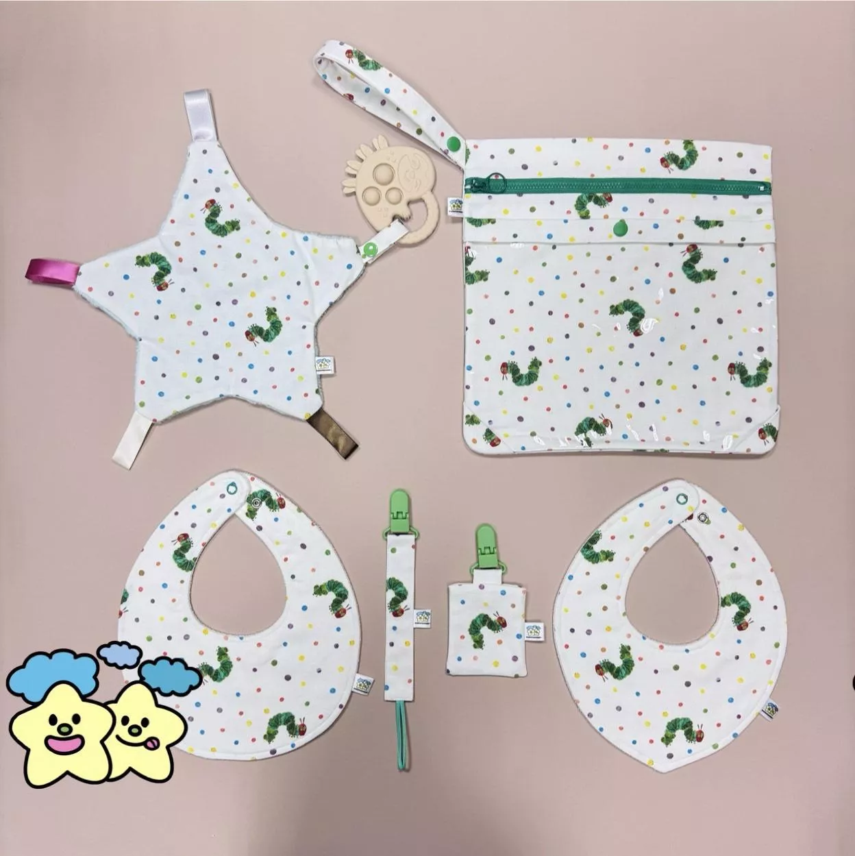 Blingstartwins®️點點毛毛蟲-不一樣的滿月禮盒