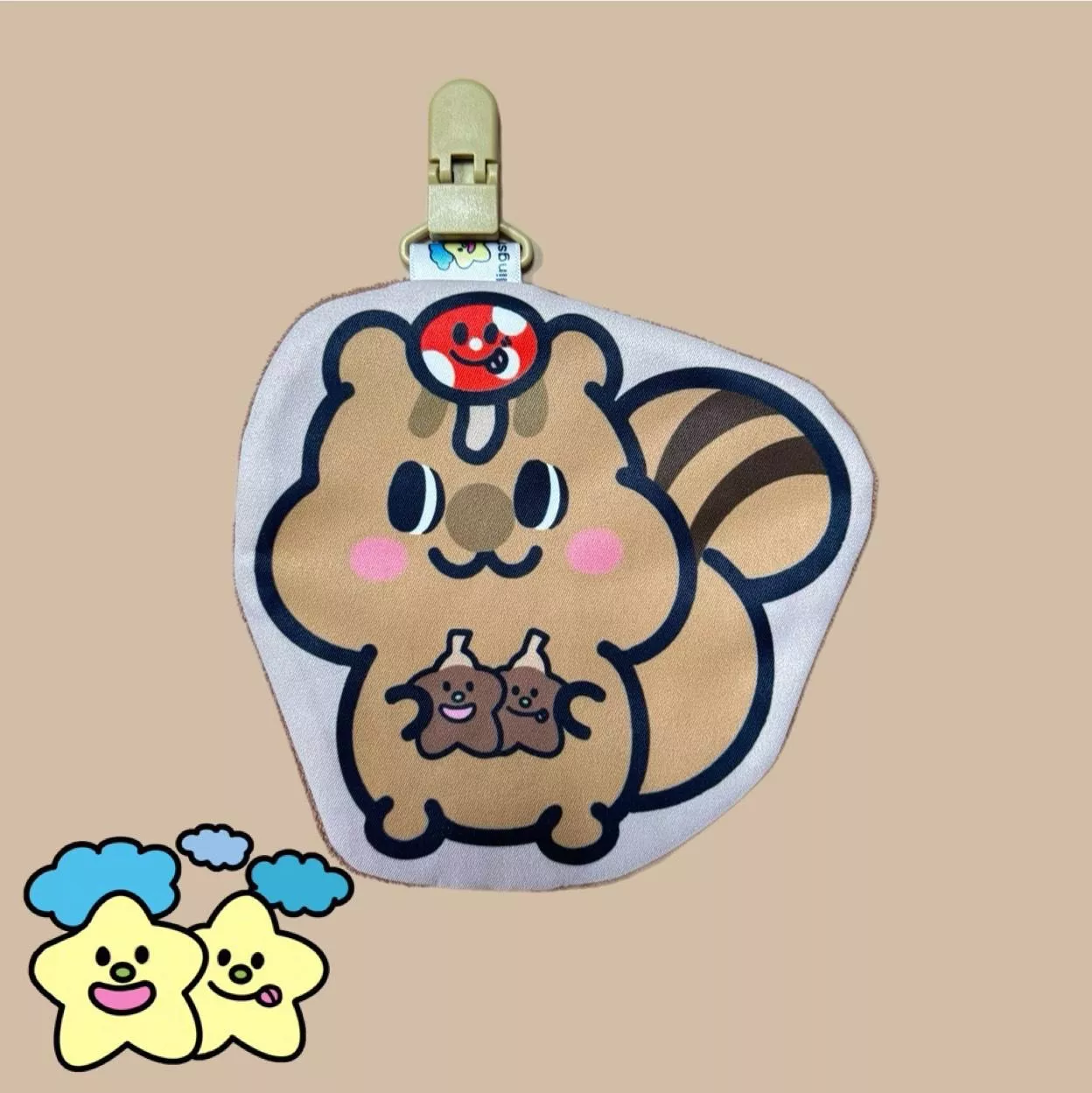 Blingstartwins®️星星好朋友Bubble-幼兒園必備手帕夾