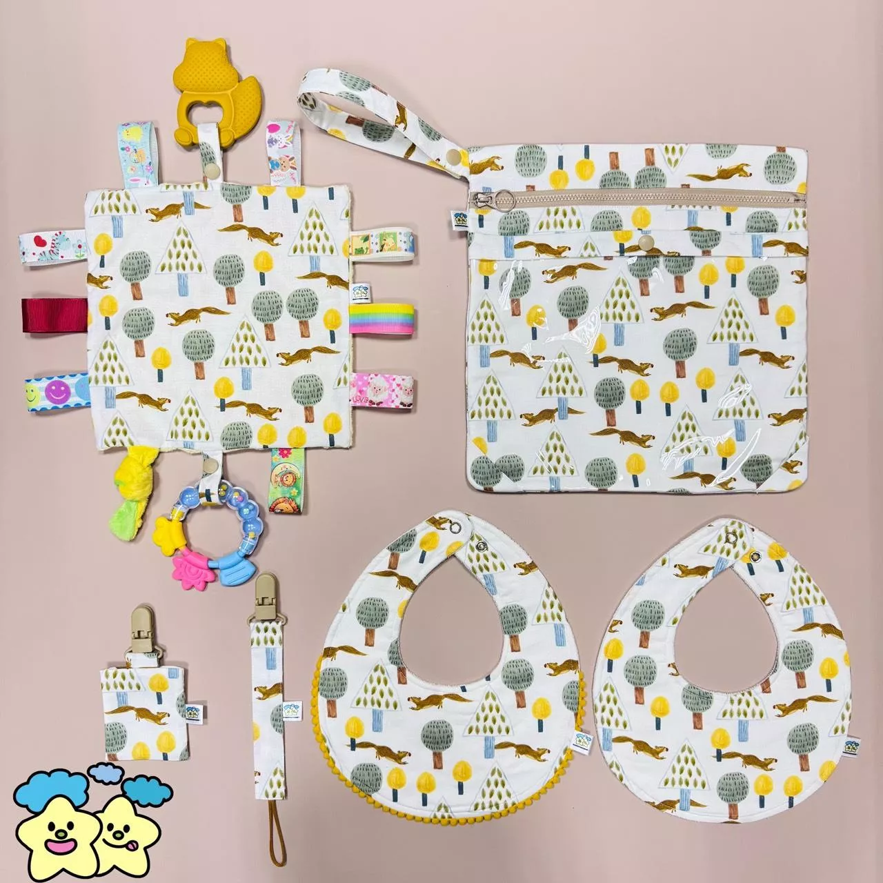 Blingstartwins®️松鼠寶寶-不一樣的滿月禮盒