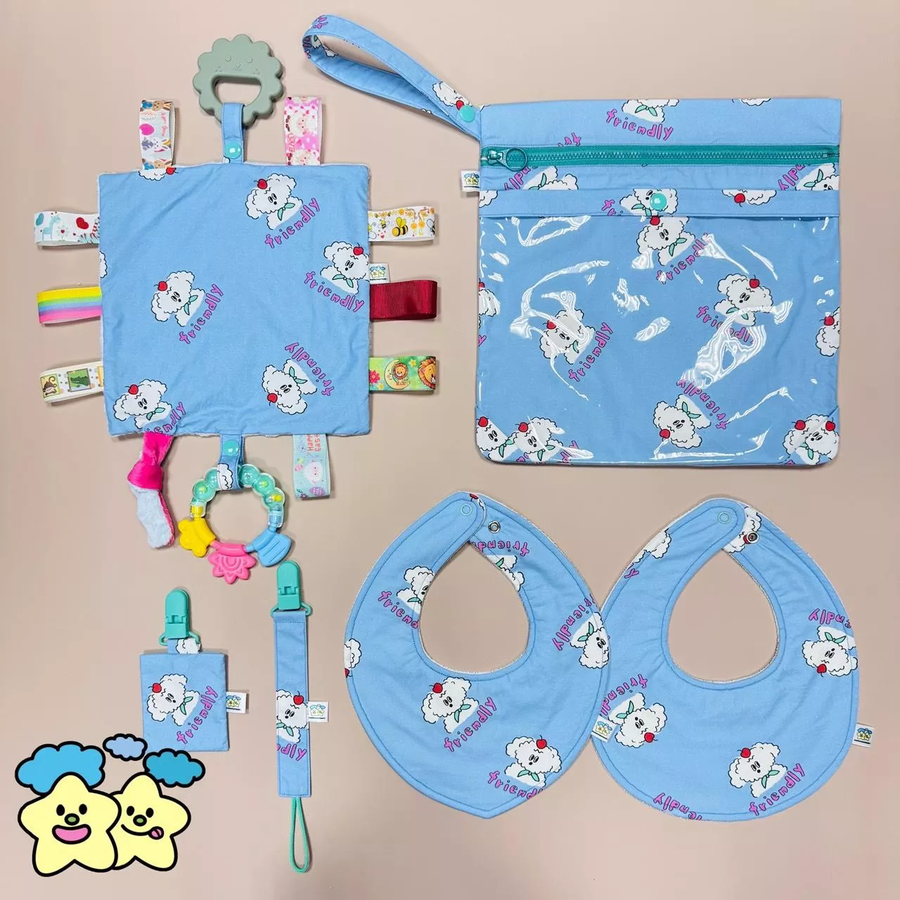 Blingstartwins®️蘋果小狗狗-不一樣的滿月禮盒