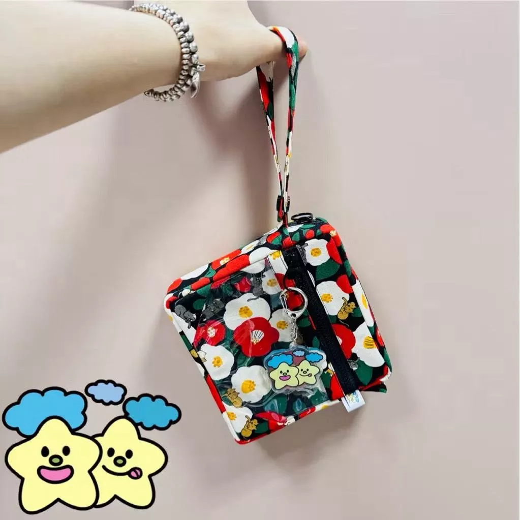 Blingstartwins®️山茶花貓咪-專利方胖包