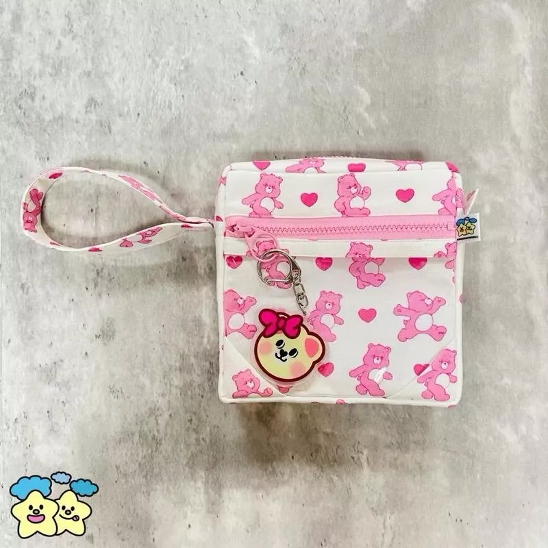 Blingstartwins®️桃紅熊熊-專利方胖包