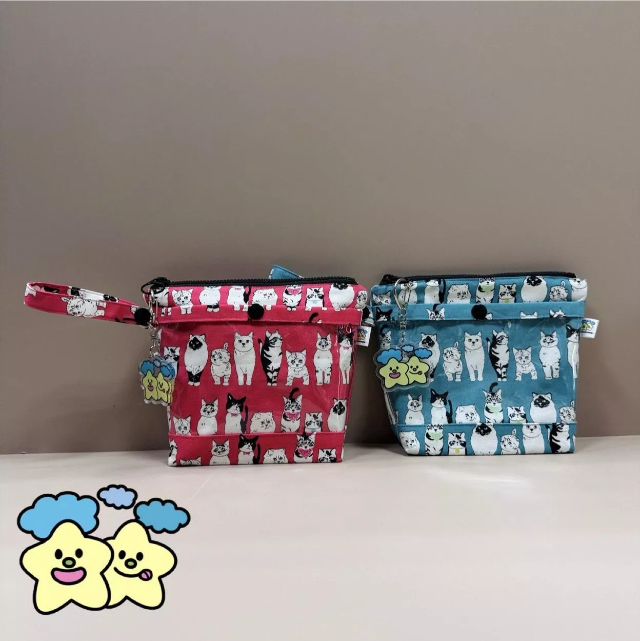 Blingstartwins®️貓貓-幼兒園托藥包