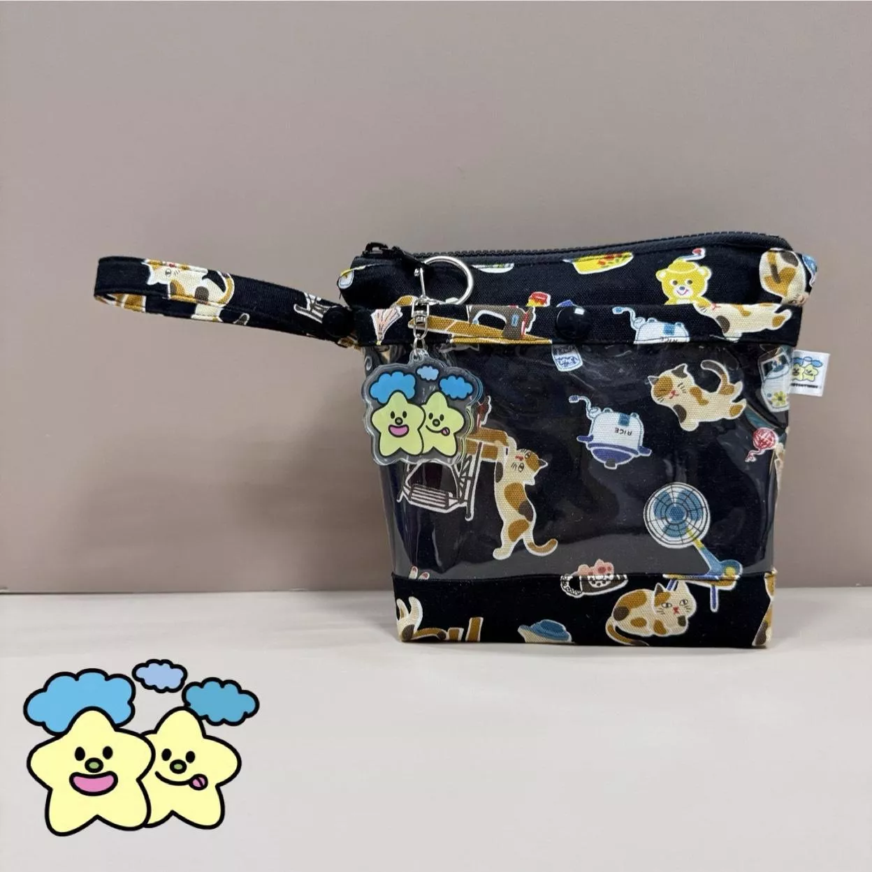 Blingstartwins®️小花貓-幼兒園托藥包