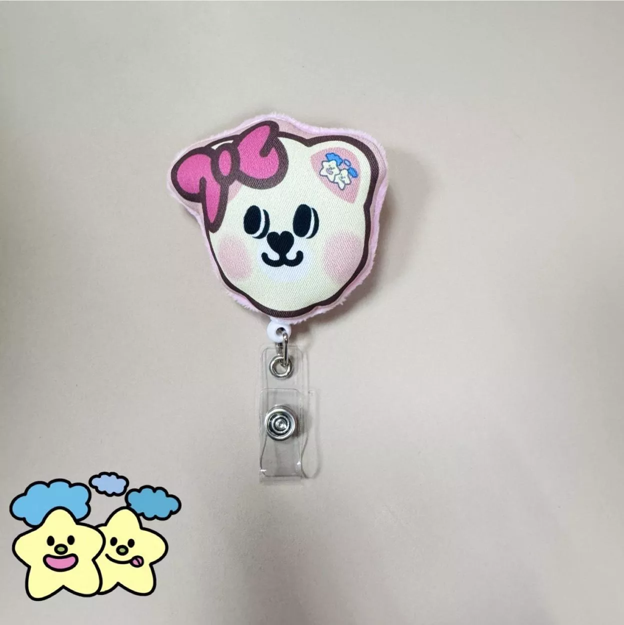 Blingstartwins®️butter-胖胖浮誇毛絨易拉釦