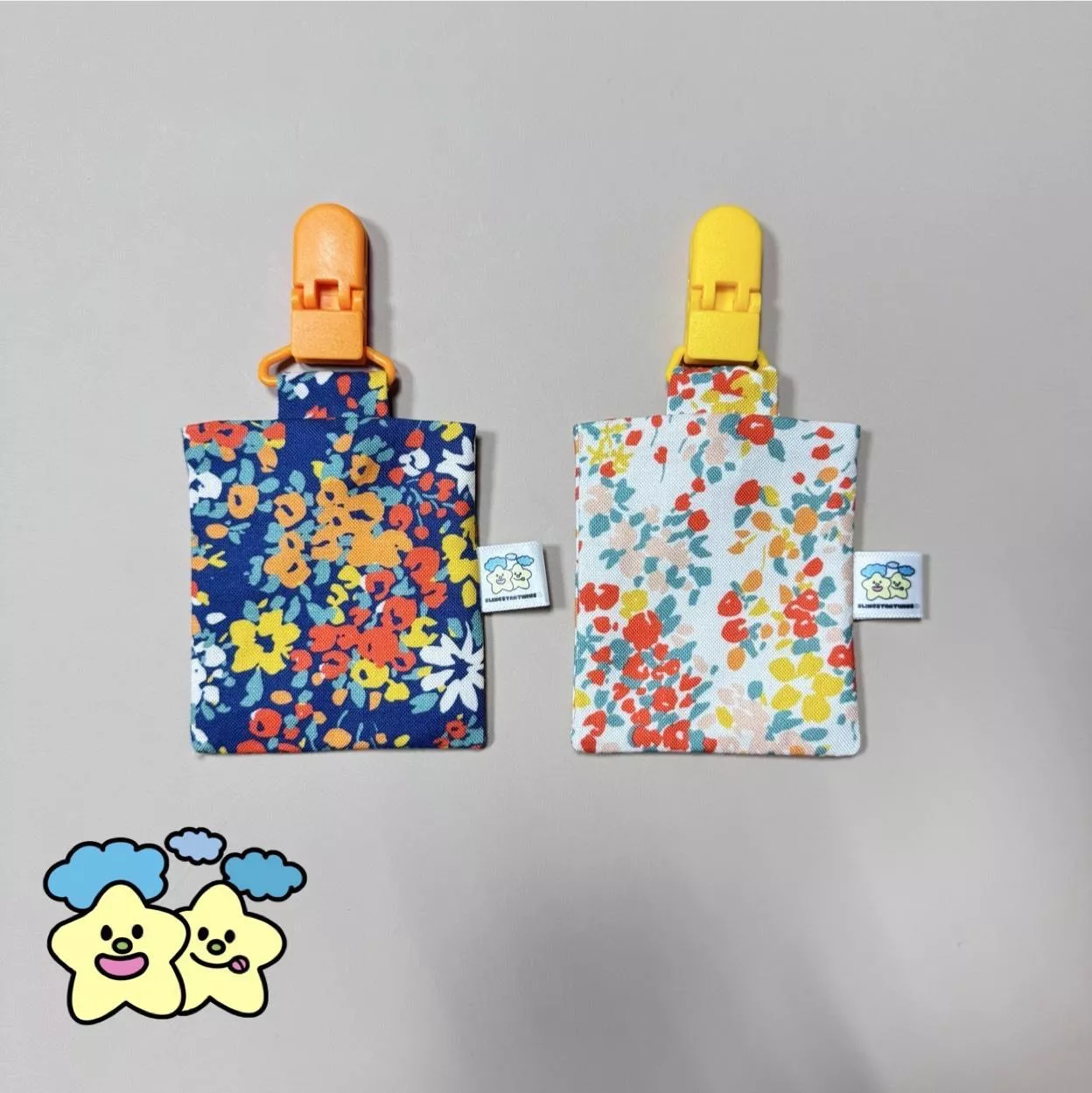 Blingstartwins®️ 小碎花-暗釦式手作平安符袋