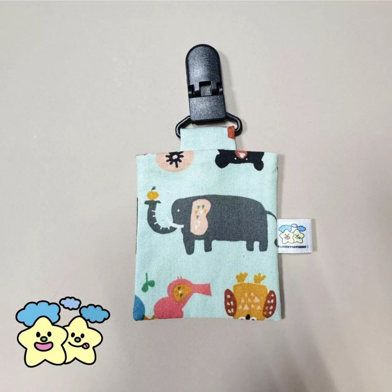 Blingstartwins®️象-暗釦式手作平安符袋