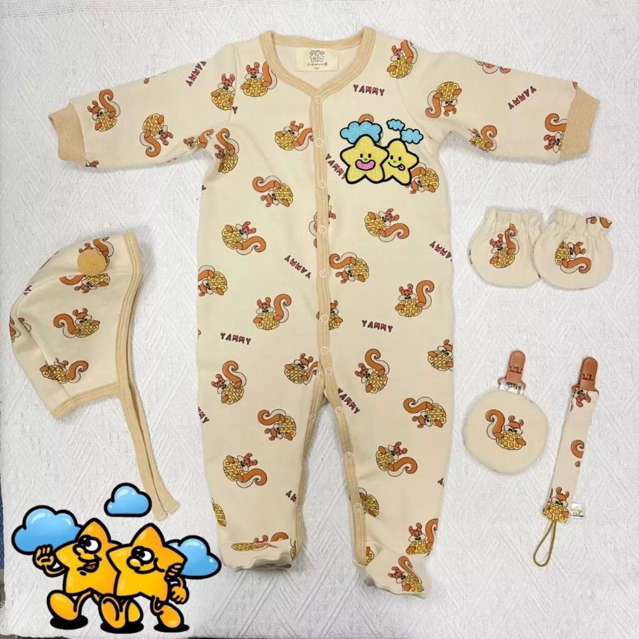 Blingstartwins®️松鼠五件組-手作禮盒