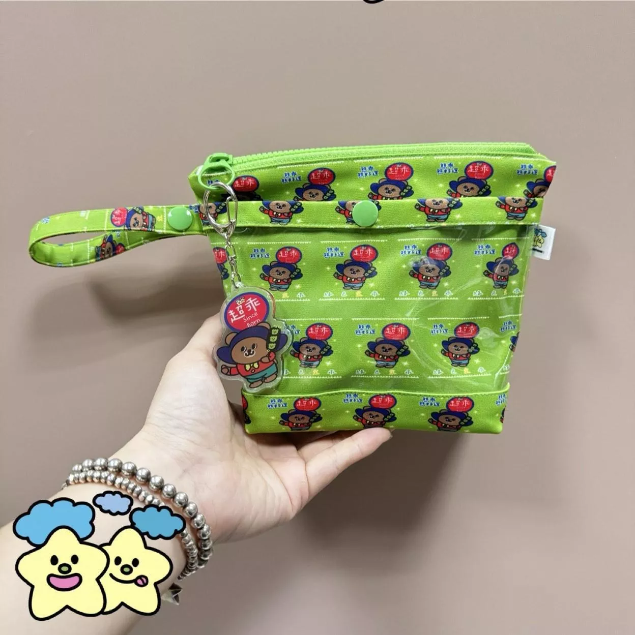 Blingstartwins®️上學熊乖-幼兒園托藥包