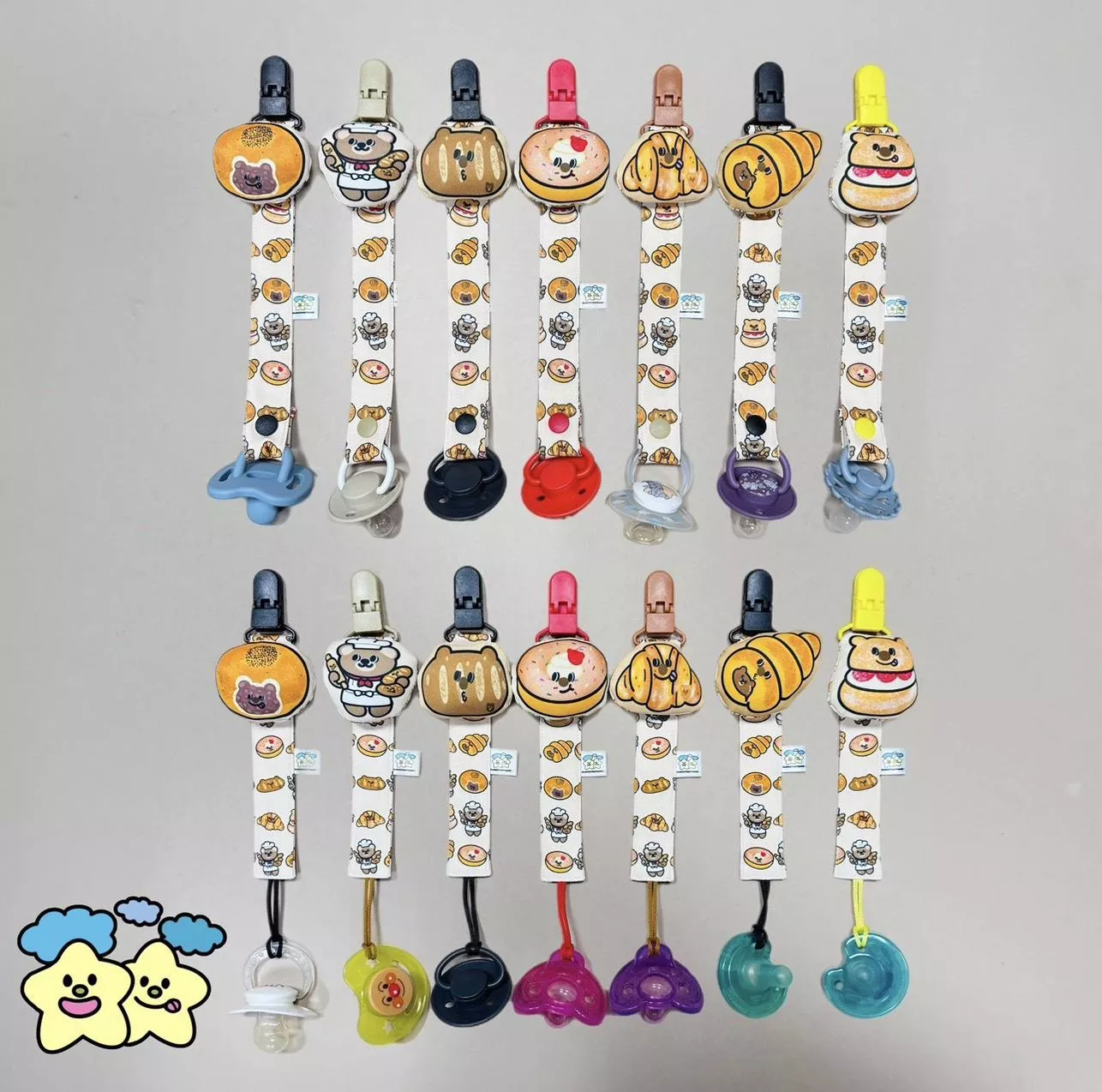 Blingstartwins®️STAR BAKERY-手作奶嘴鍊