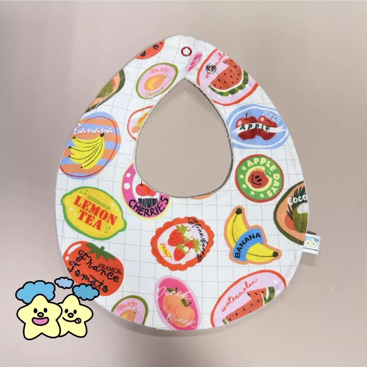 Blingstartwins®️水果店-手作圍兜