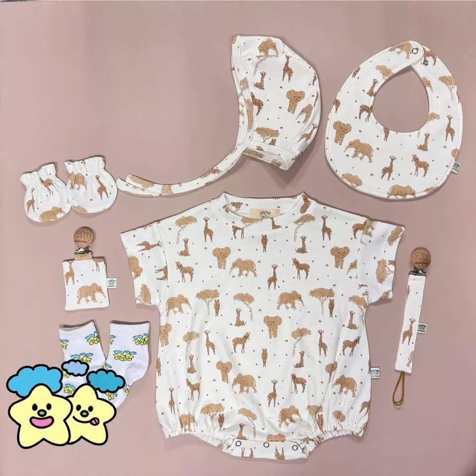 Blingstartwins®️ 北歐森林七件組(白色底)-手作禮盒