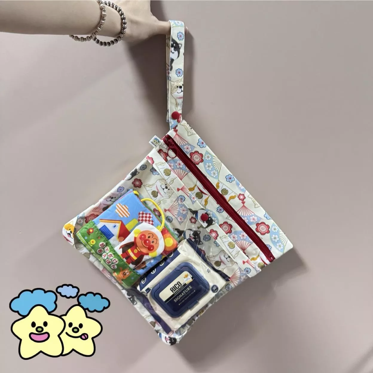 Blingstartwins®️柴犬-手作專利尿布包