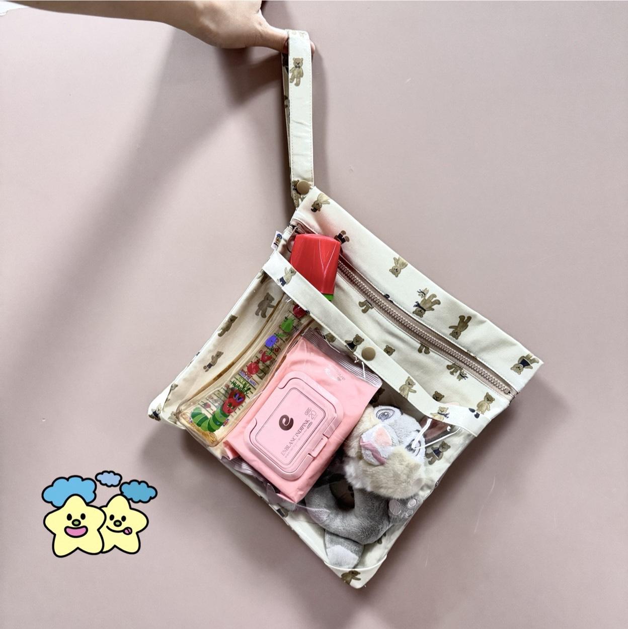 Blingstartwins®️泰迪小熊熊-手作專利尿布包