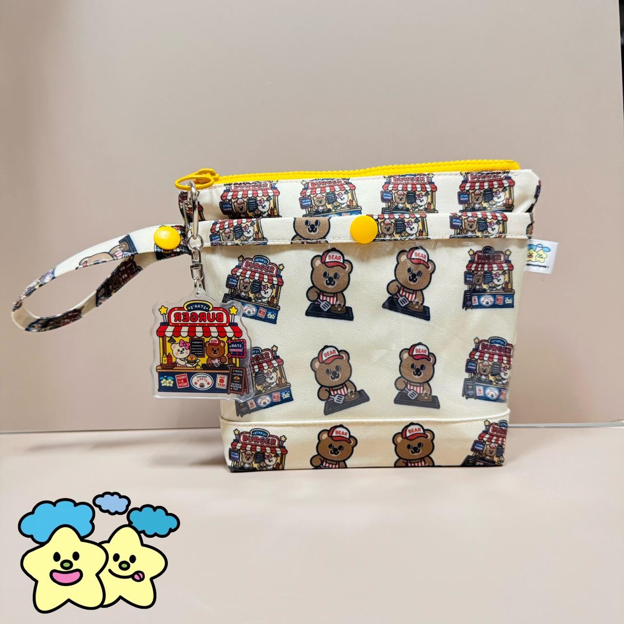 Blingstartwins®️美式漢堡攤-幼兒園託藥包