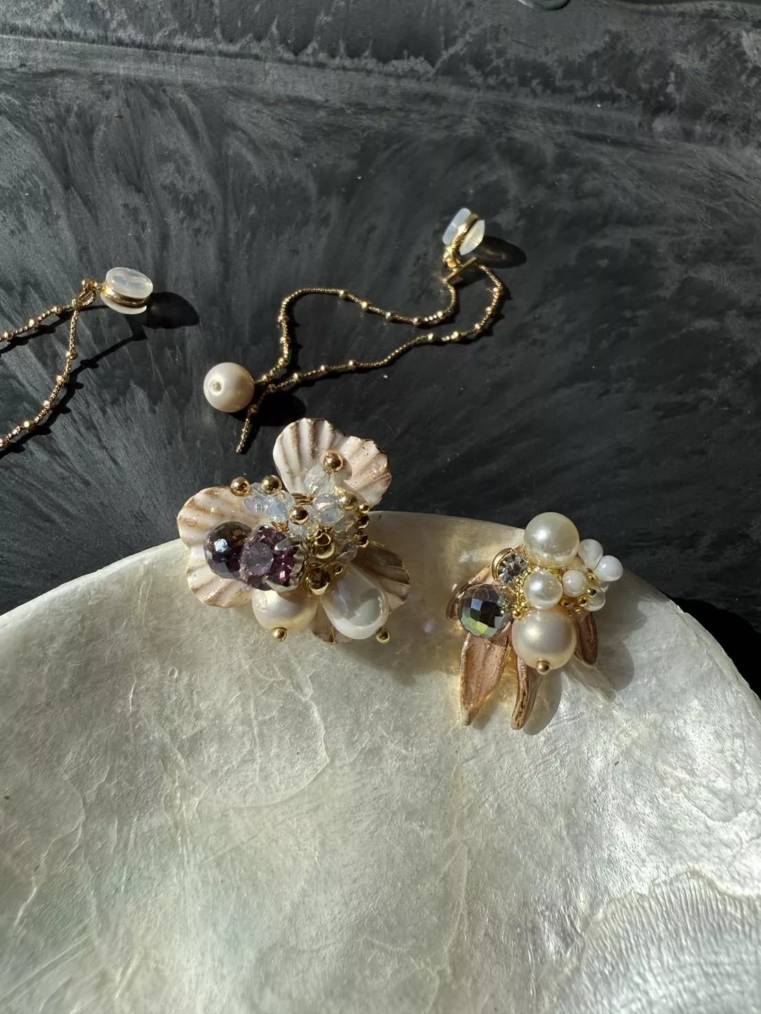 夏季限定木槿花耳環 夏季限定木槿花耳環