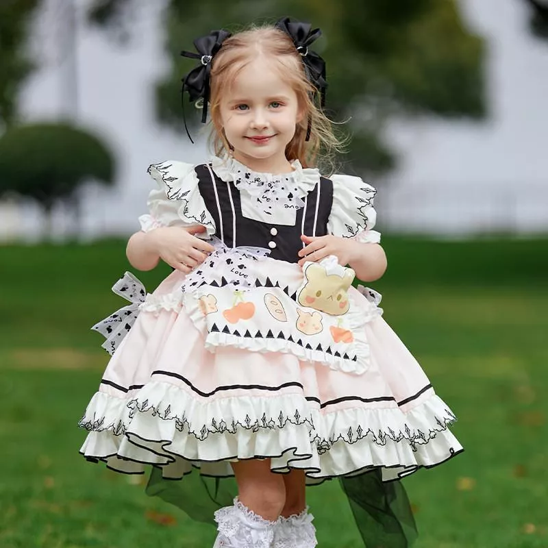 【黑詩蕾絲雲紗裙】