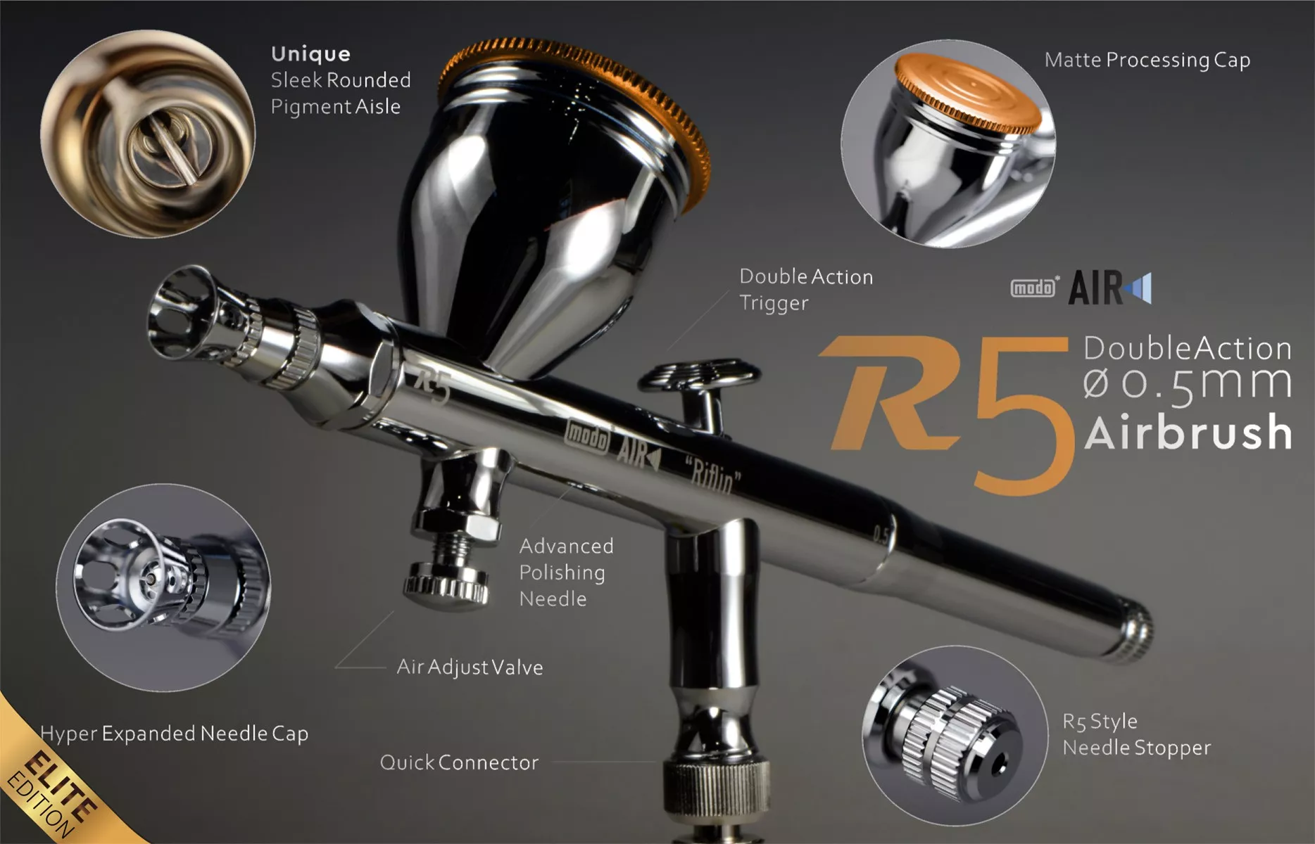 modoAIR R5 高階噴筆 精裝版