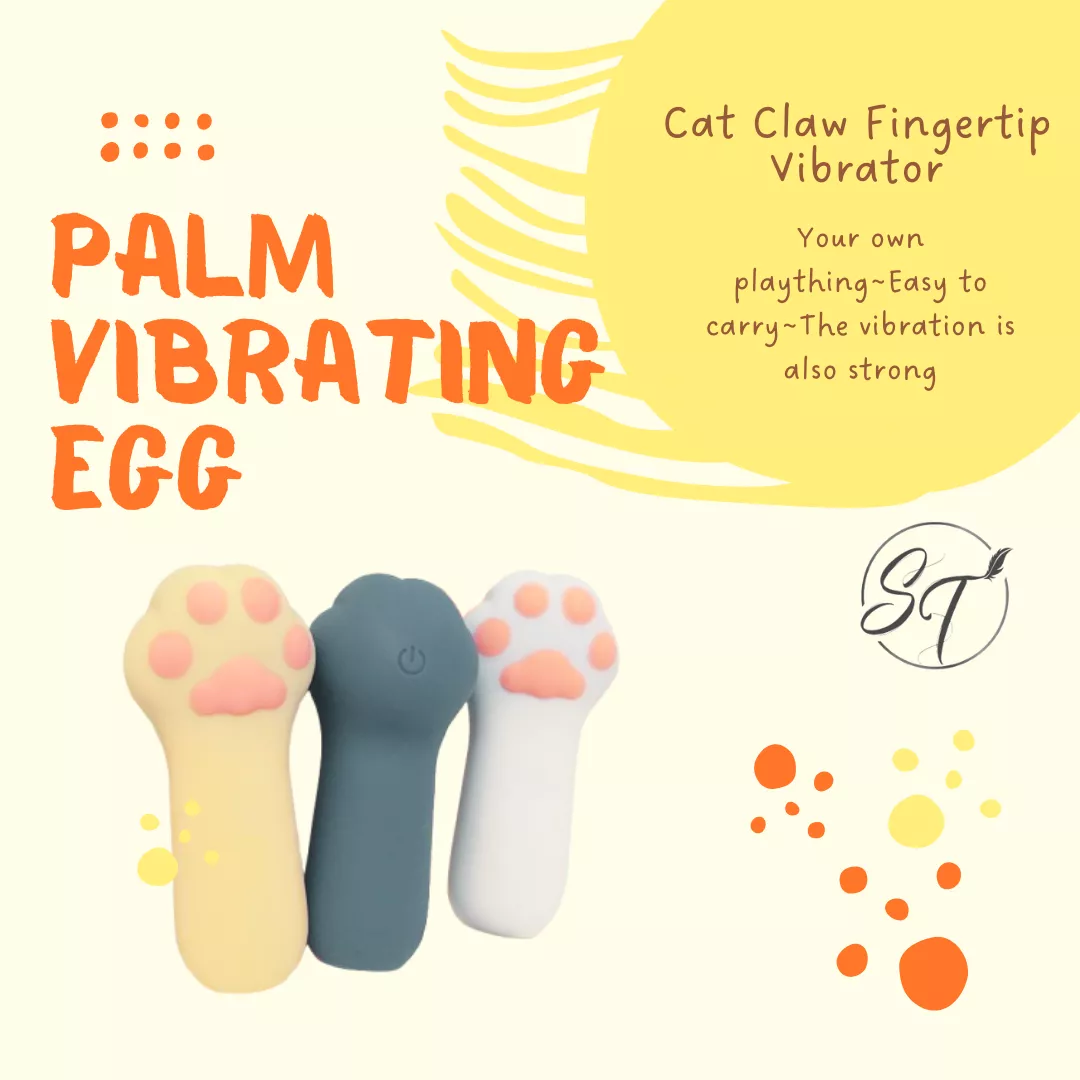 RO-888003  MOMO-貓爪指尖跳蛋-手指震動套-USB充電