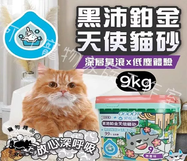 【預購】臭味滾黑沛鉑金天使貓礦砂