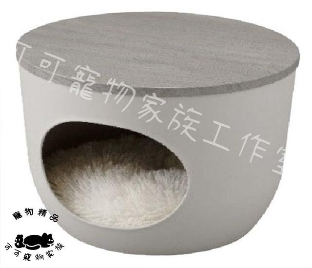 【預購】IRIS貓狗木質天板寵物窩(附毛毛枕)