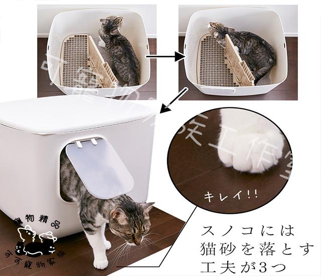 【預購】IRIS砂不漏立方貓便盆