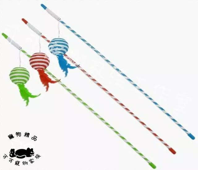 【預購】編織球逗貓棒