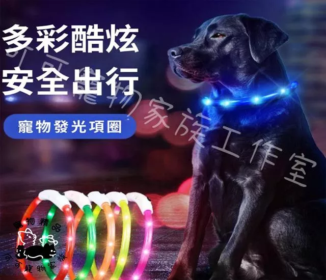 寵物發光LED項圈