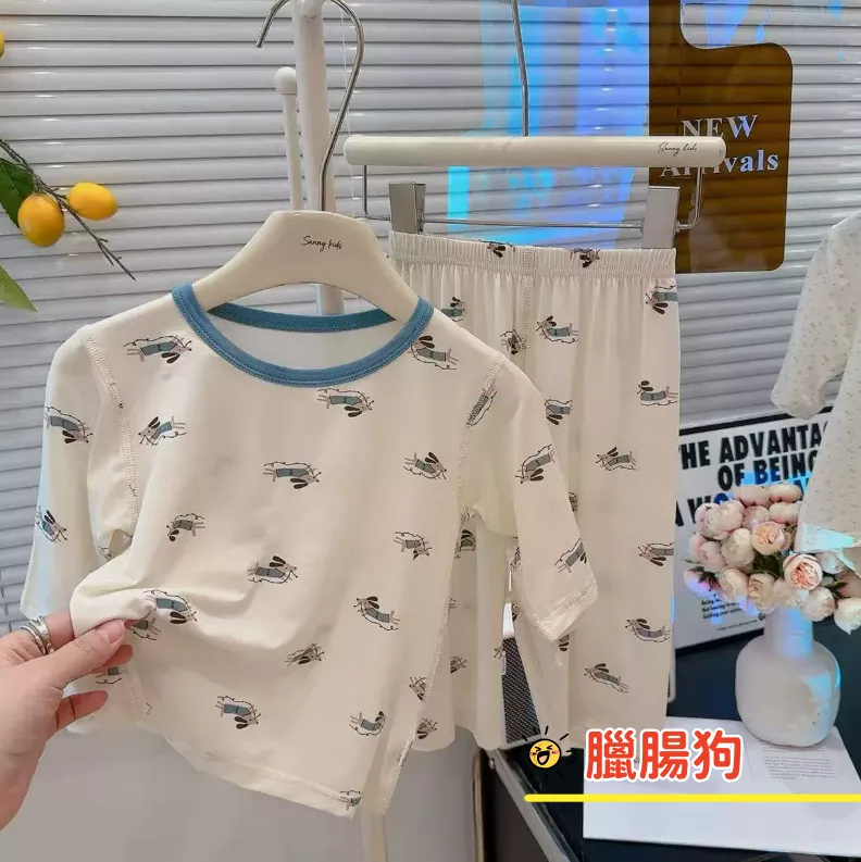 韓版預購 舒適居家七分袖套裝 - 男寶專區 (80~160) R22