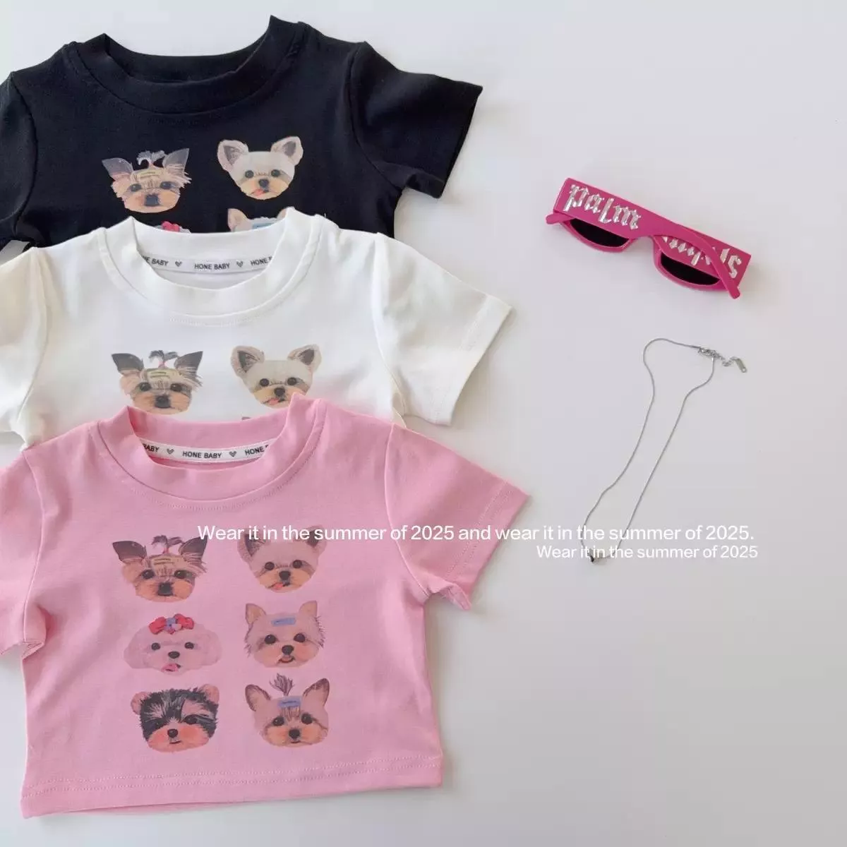 韓版預購 小辣妹款 狗狗短板T- (90~150)  R28