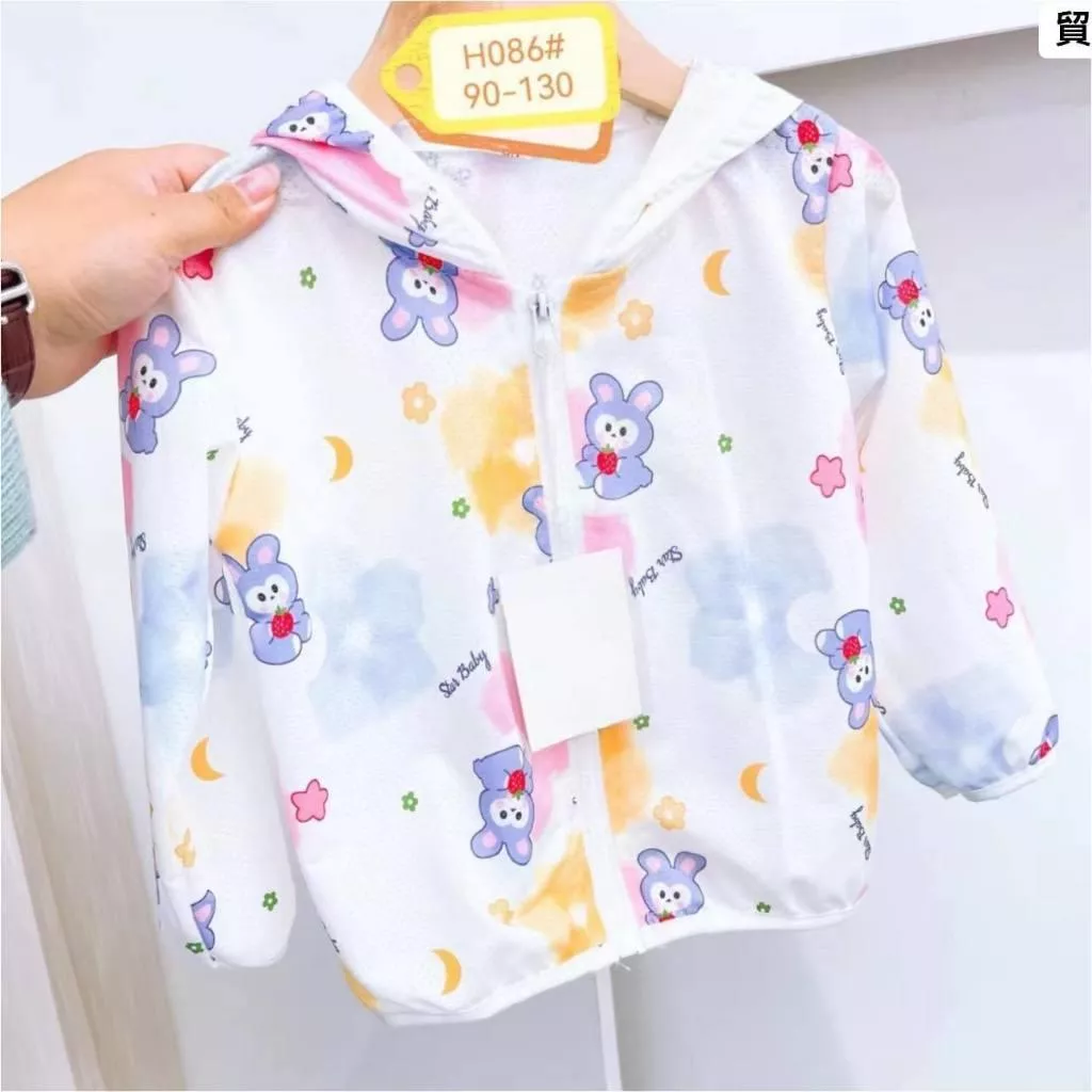北屯實體店❤現貨月亮兔涼感外套✩米米童著-F10