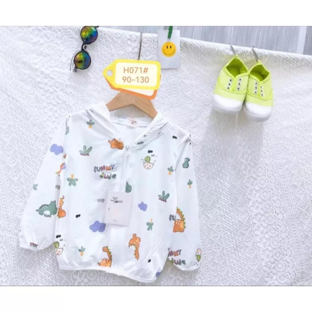 北屯實體店❤現貨花花恐龍涼感外套✩米米童著-F03