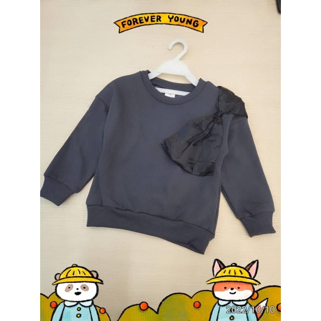 北屯實體店❤現貨-刷毛大蝴蝶結上衣✩米米童著-D0311