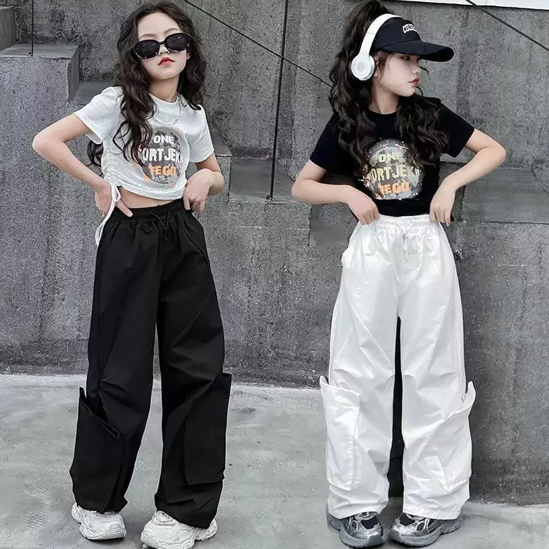 北屯實體店❤現貨韓版大童 抽繩短版上衣✩米米童著-E0185