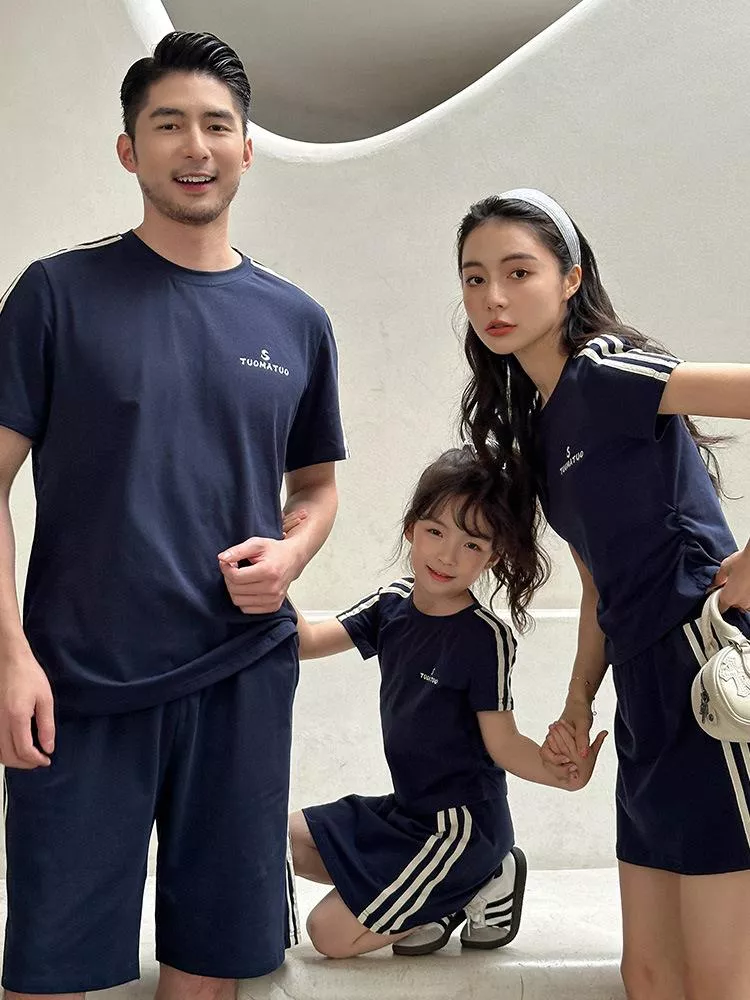 親子裝 預購 - 運動邊條套裝  R012