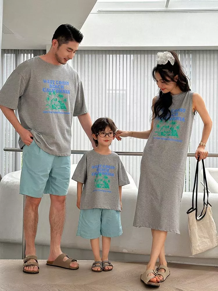 親子裝 預購 - 字母上衣 & 洋裝  R015