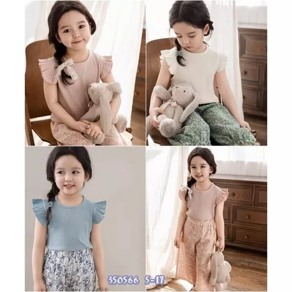 北屯實體店❤現貨小飛袖上衣✩米米童著-E0499