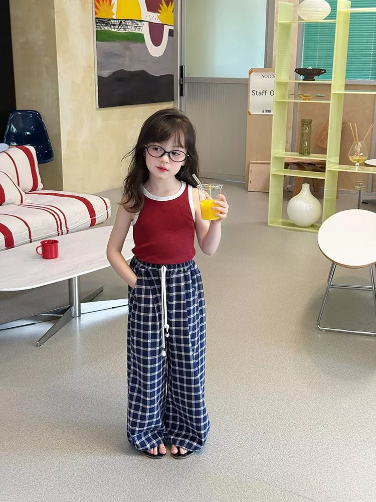 韓版預購 女童 多巴胺配色百搭背心 (90~170)