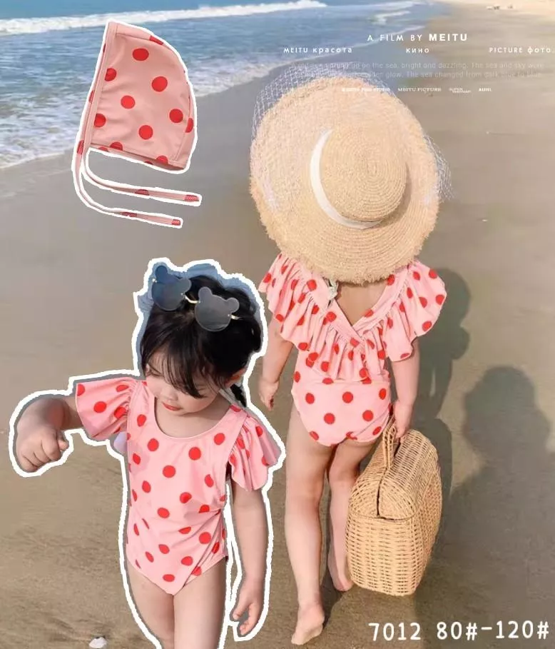 現貨 連身泳裝 +泳帽