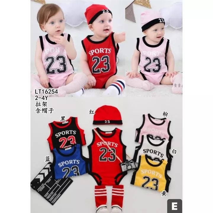 北屯實體店❤現貨 寶寶款 被新球衣+帽帽✩米米童著-E0489