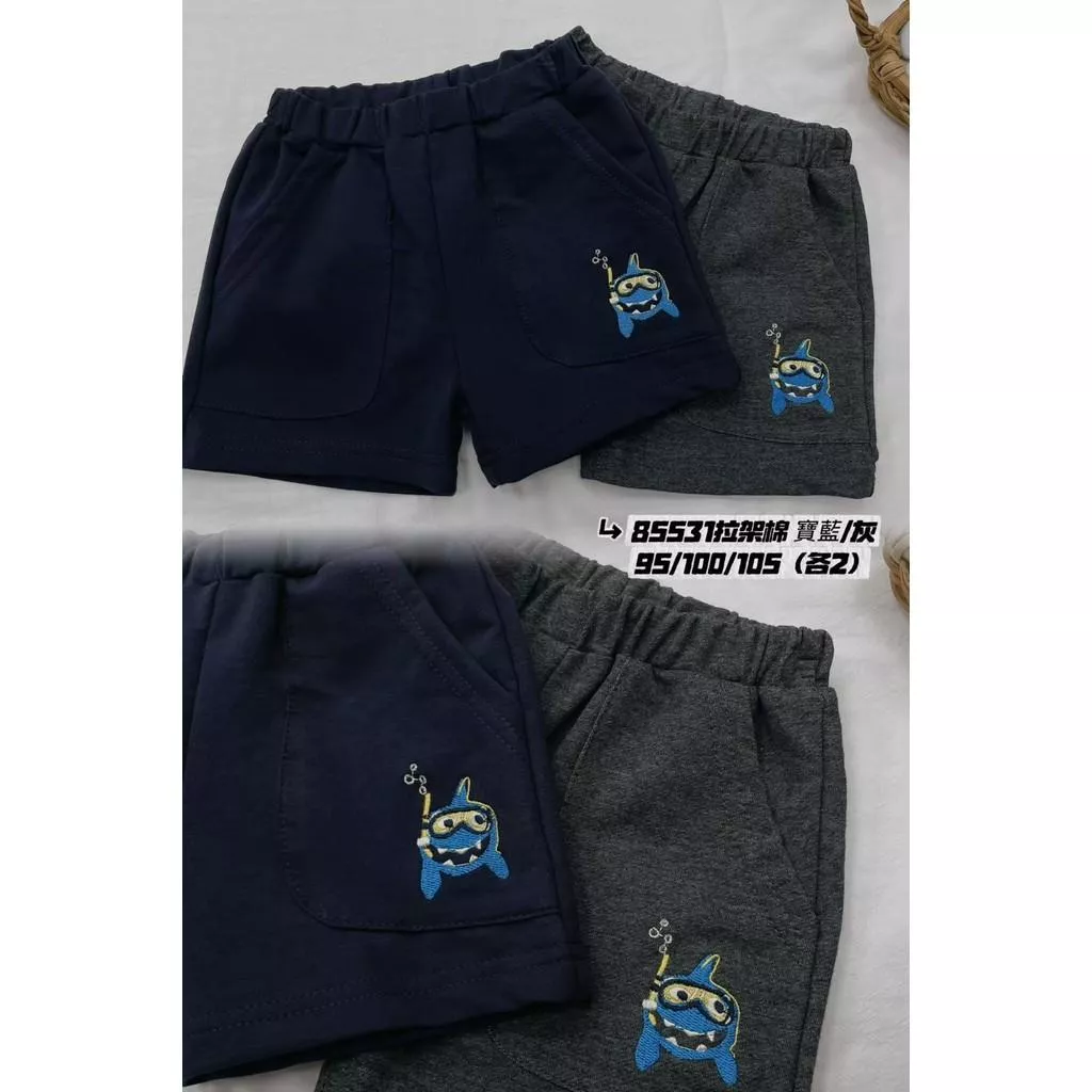 北屯實體店❤現貨 寶寶款 淺水鏡鯊魚棉短褲✩米米童著-E0543