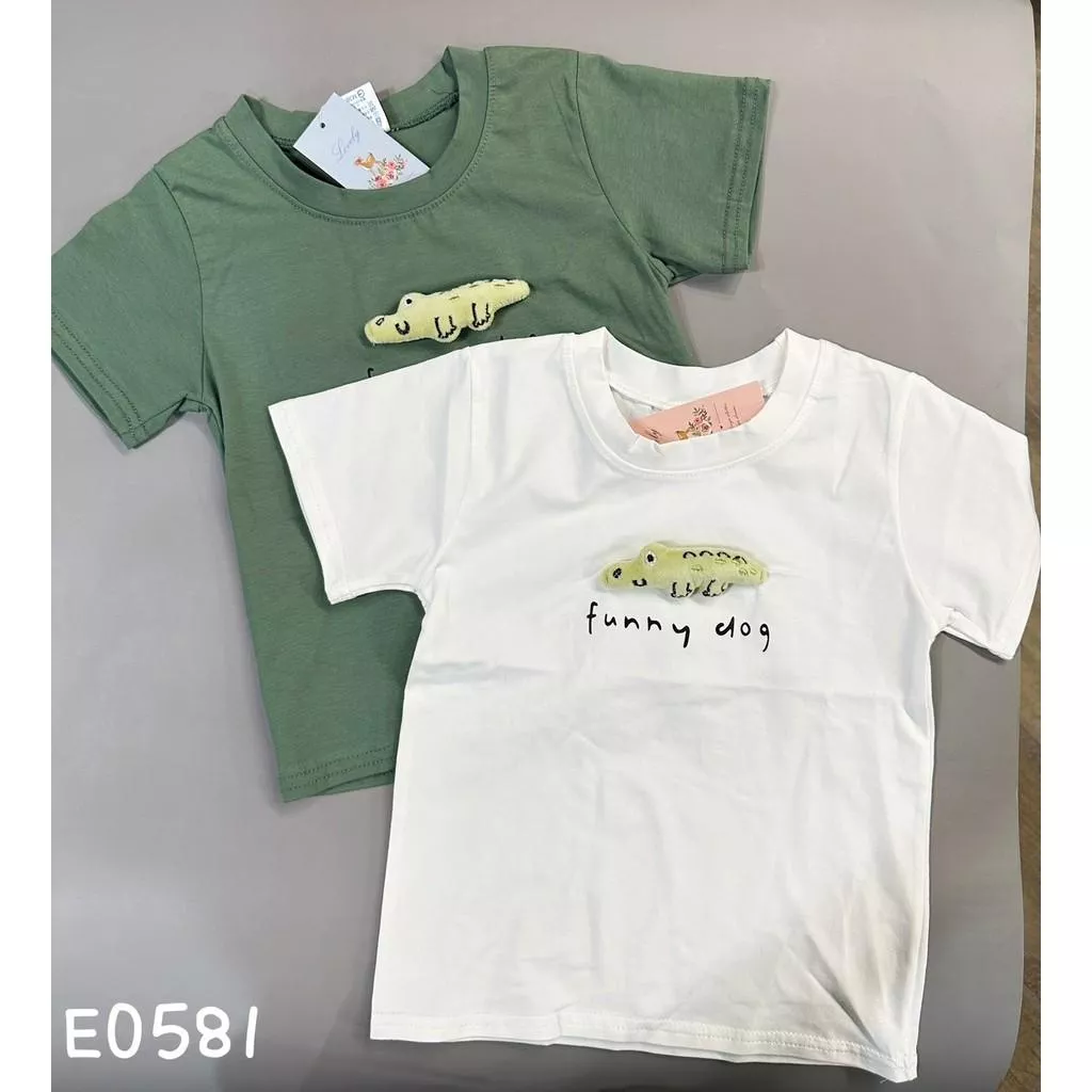 北屯實體店❤現貨 立體小鱷魚短袖上衣✩米米童著-E0581