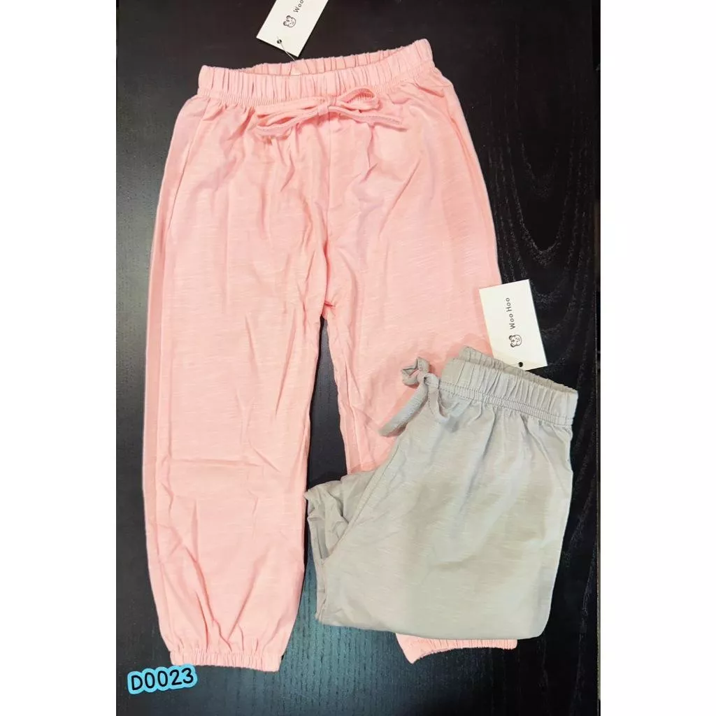 北屯實體店❤現貨 竹節棉長褲✩米米童著-D0023