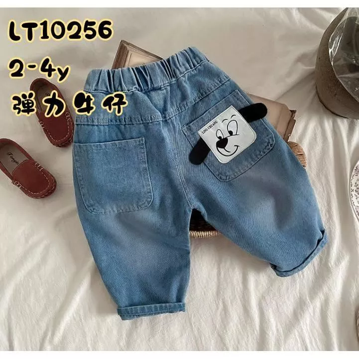 北屯實體店❤現貨 寶寶款 狗狗牛仔長褲✩米米童著-A0071