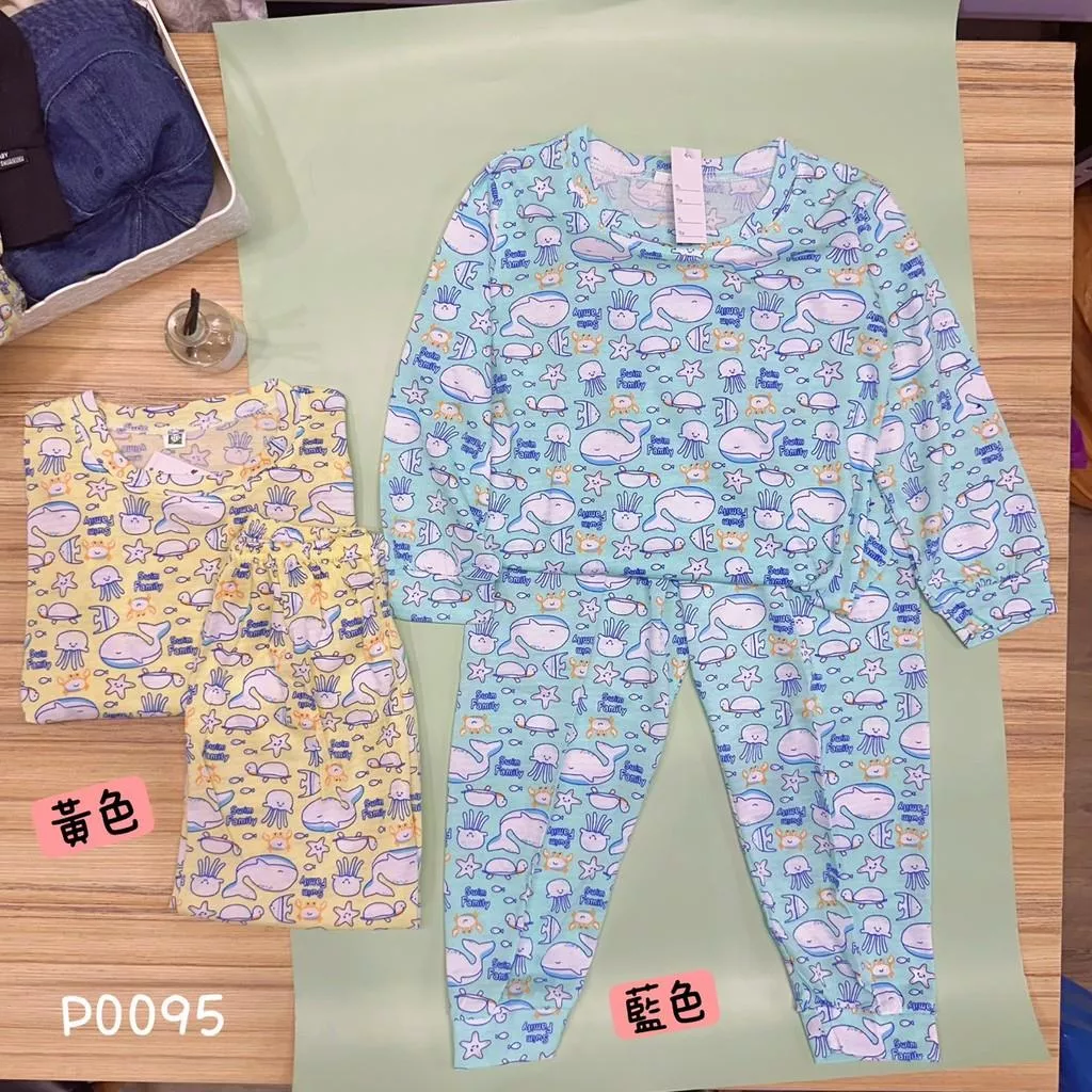 北屯實體店❤現貨 台灣製 兔家 居家服 - 海底動物✩米米童著-P0095