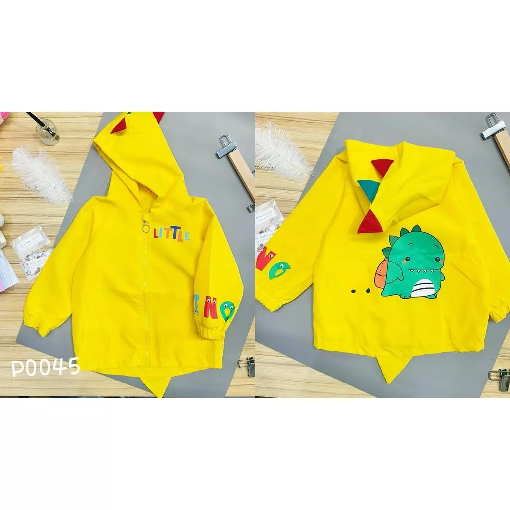 北屯實體店❤現貨 防風款 立體尾巴恐龍外套✩米米童著-P0045