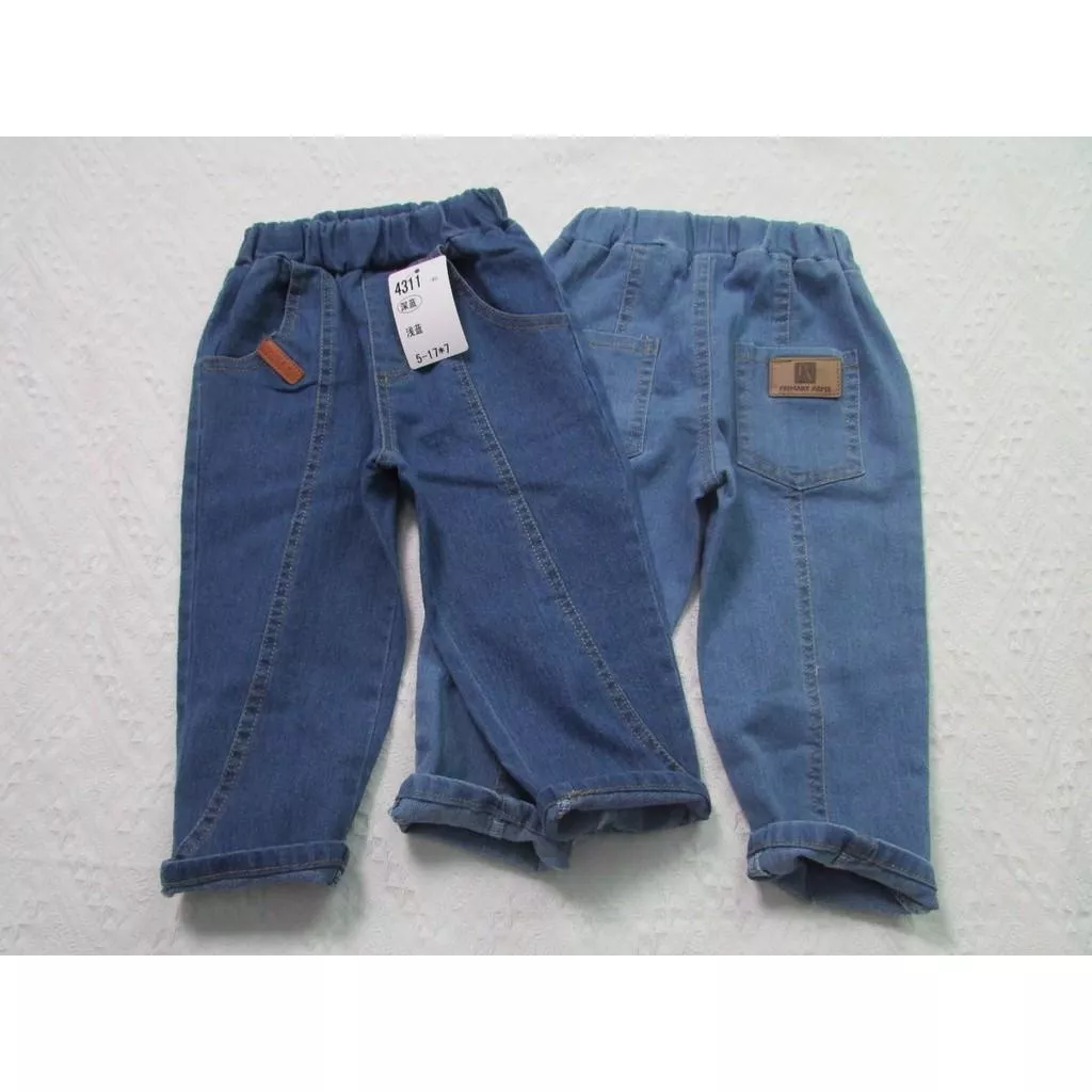 北屯實體店❤現貨 小標籤牛仔長褲✩米米童著-A0219