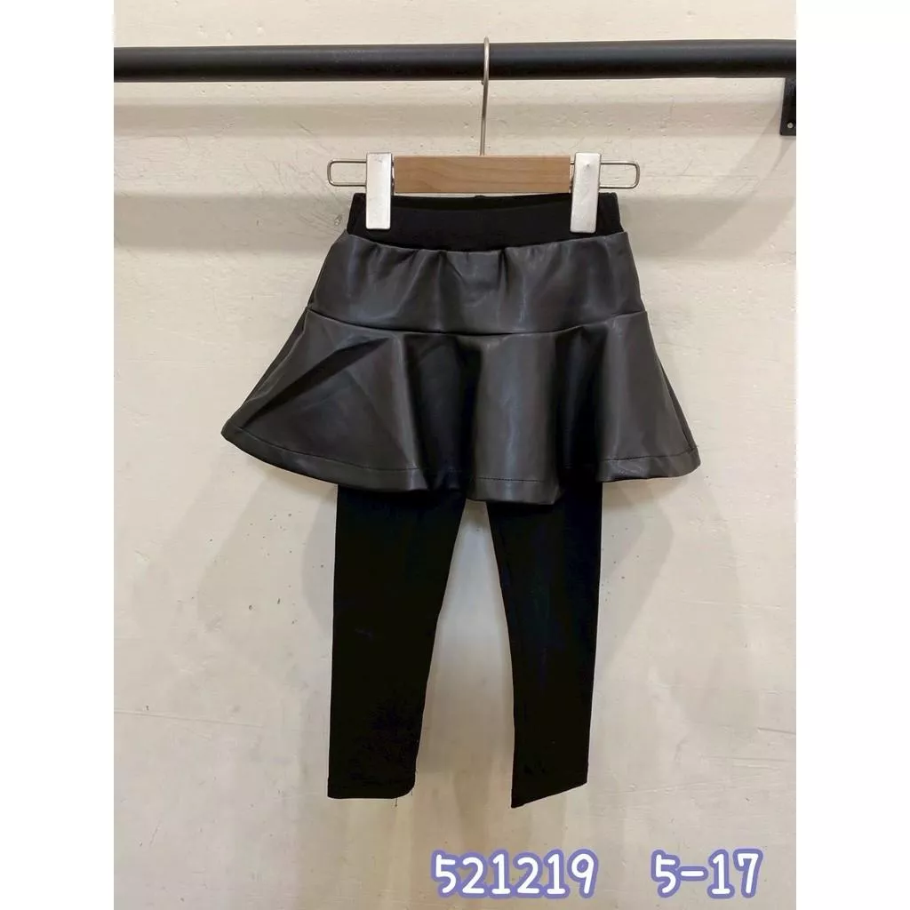 北屯實體店❤現貨 皮革假兩件內搭褲✩米米童著-A0275