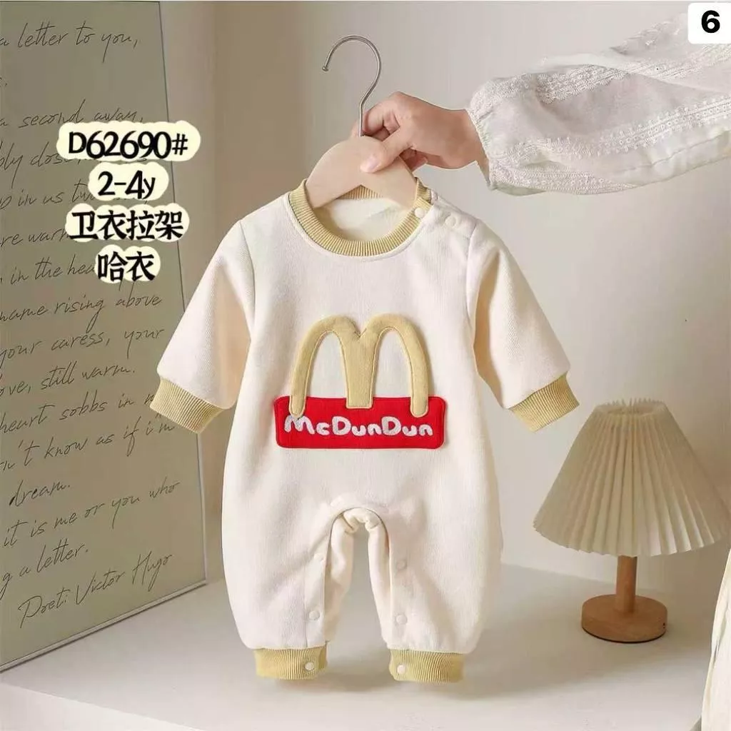 北屯實體店❤現貨 寶寶款 MM長袖連身衣✩米米童著-A0097