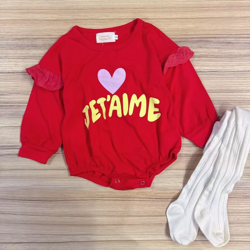 北屯實體店❤現貨 寶寶款 緹花寶寶包屁衣✩米米童著-P0144